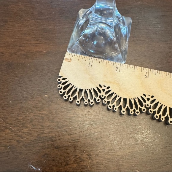 Mikasa Crystal Candle Holders Vintage 1980’s Deco Pattern Tulip Shape Tops - Picture 11 of 12